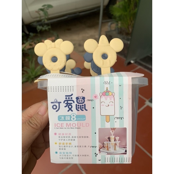 SET 8 KHUÔN LÀM KEM QUE NGỘ NGHĨNH CHO BÉ