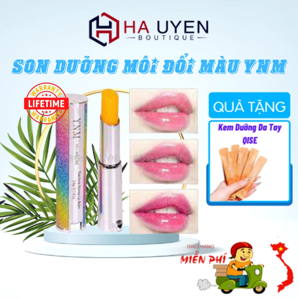 Son Dưỡng Môi Đổi Màu YNM Rainbow Honey Lip Balm, Căng Bóng, Làm Hồng Giảm Thâm Môi [ Auth - Hàn Quốc ]