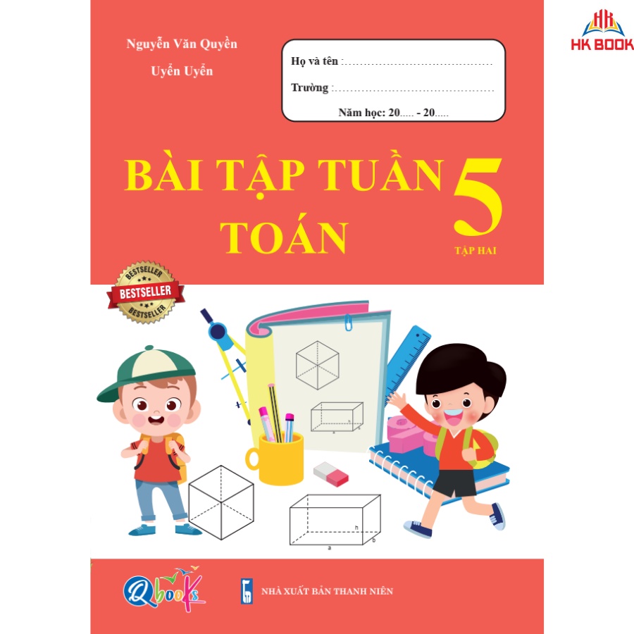 Sách - Bài Tập Tuần Toán 5 - Tập 2 (1 cuốn)