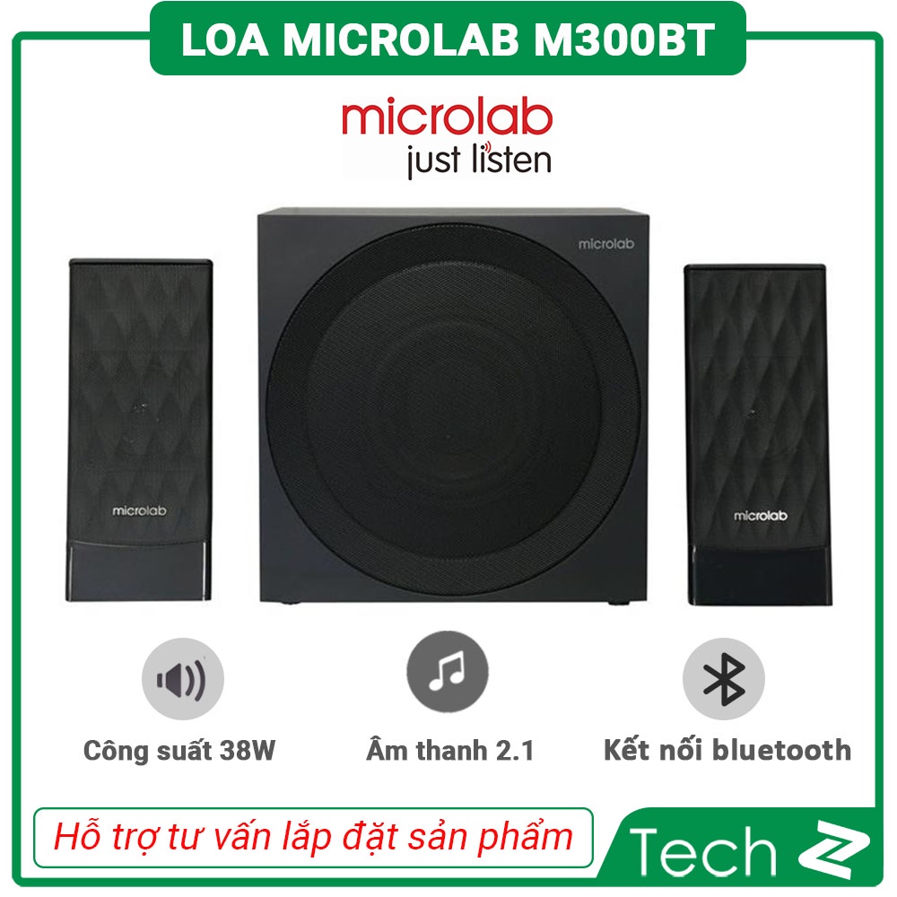 Loa Bluetooth Microlab M300BT Công Suất 38W