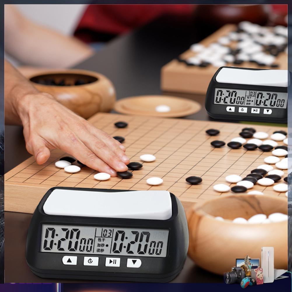 International Chess Clock Timer Digital Count Down Up Chess Game Stopwatch