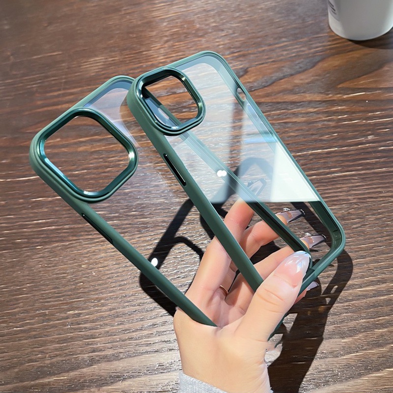 Ốp điện thoại silicon for iPhone 14 Pro Max cứng trong suốt đệm khí chống sốc chống rơi mạnh mẽ thích hợp Cho for iPhone 14 13 Pro Max 11 Pro Max 12 Pro Max