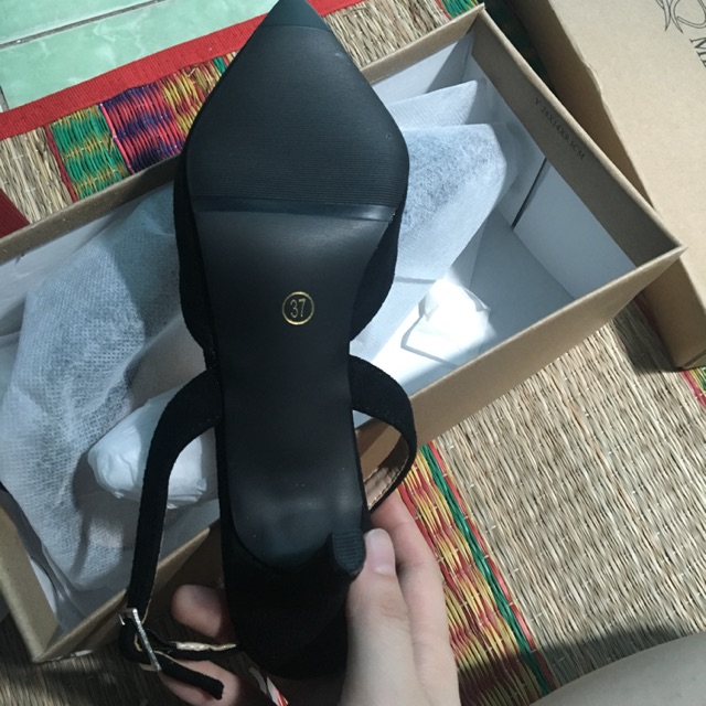 Giày cao gót da lộn