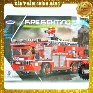 [Hot] Lego XingBao-XB03030 Lắp Ráp Xe Cứu Hỏa ( 720 Mảnh ) [ Có Sẵn ]