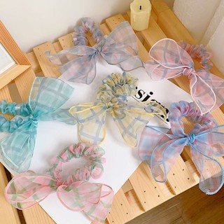 Nơ Cột Tóc Dài Phong Cách Tiểu Thư Xinh Xắn Cho Các Bạn Gái.A22