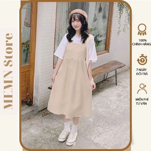 Váy kaki baby doll be siêu dễ thương MEMN 424