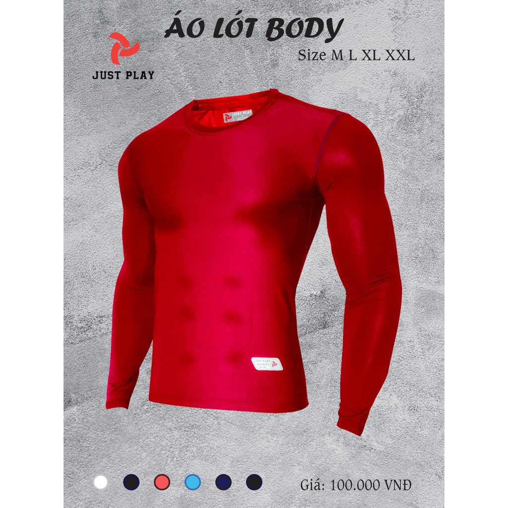 [HÀNG ĐẸP] - Áo lót body đá banh dài tay - chống nắng - vải mát