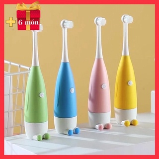 Bàn chải pin tự động đánh răng cho Bé, Bàn chải đánh răng điện cho bé Focus Kids Lông Mềm