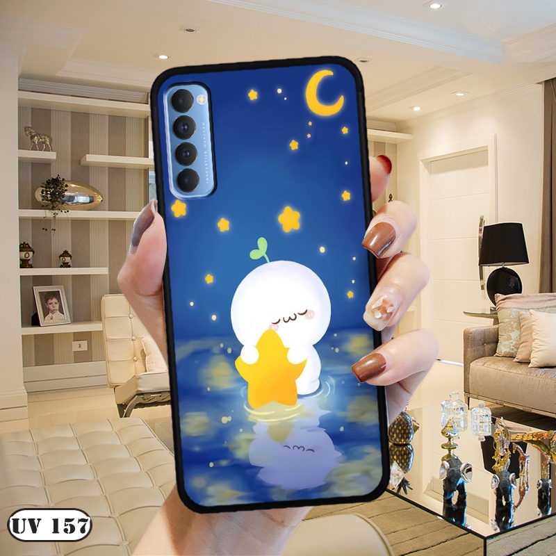 Ốp lưng nhám cho điện thoại OPPO RENO 4 PRO