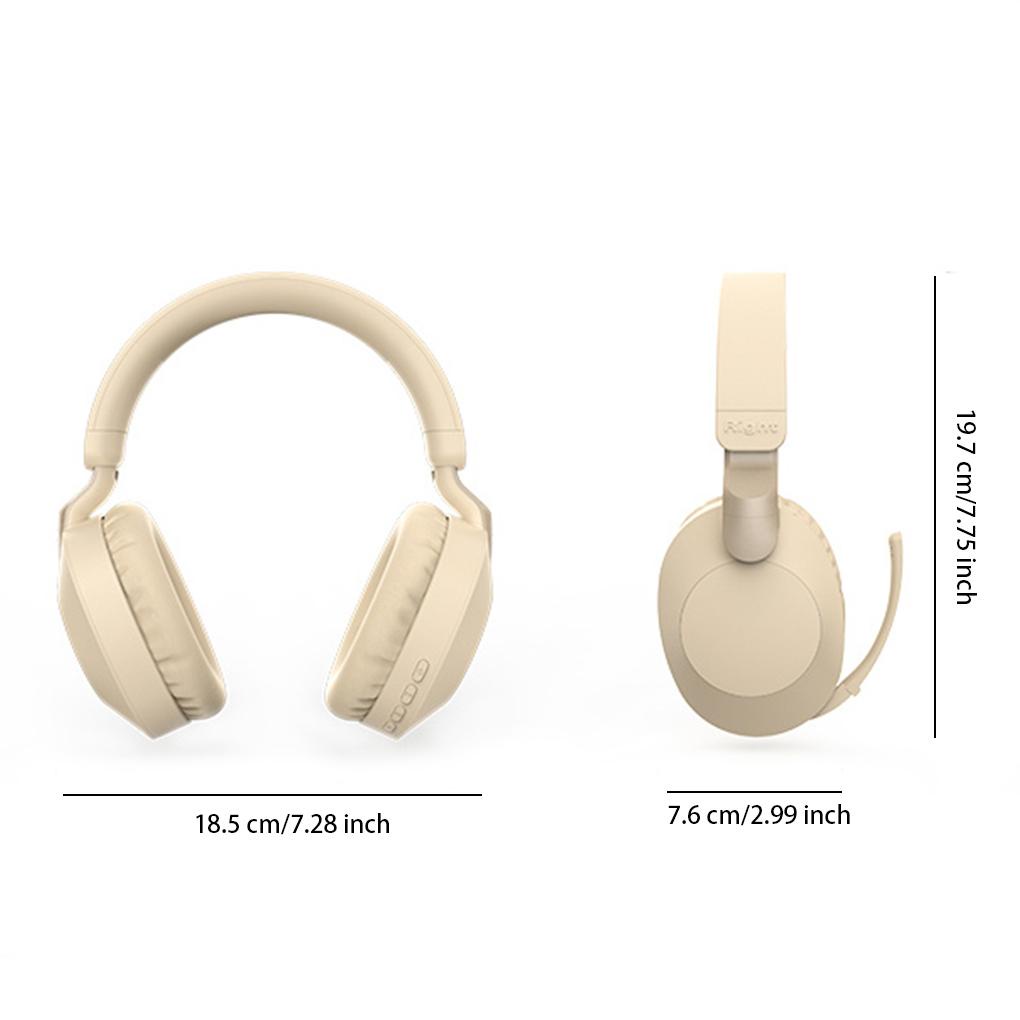 Tai Nghe Chụp Tai Bluetooth Chống Tiếng Ồn Kèm Mic Tiện Dụng Cho Điện Thoại / Văn Phòng