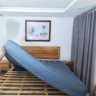 Áo bọc nệm 2 mặt thun Hàn Quốc - ga bọc nệm