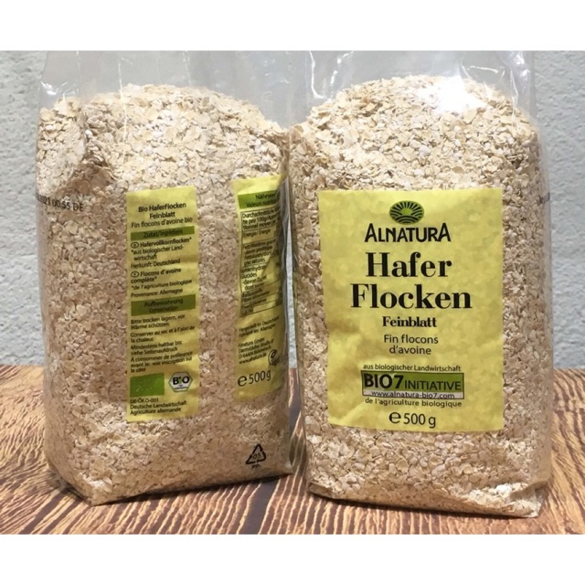 Yến mạch nguyên chất HAFER FLOCKEN của Đức 500gr