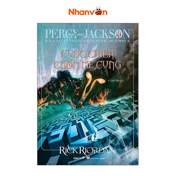 Sách - Percy Jackson Và Các Vị Thần Trên Đỉnh Olympus - Phần 4 - Cuộc Chiến Chốn Mê Cung - Tái Bản 2021 - 9786043202762