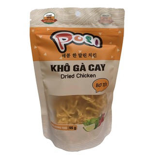 Khô gà cay bơ tỏi Posi túi 55g