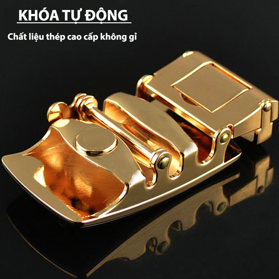 Thắt Lưng, Dây Nịch, Nịt Nam NTv01, Khóa Kim Loại Tự Động, Thời Trang Công Sở Cao Cấp