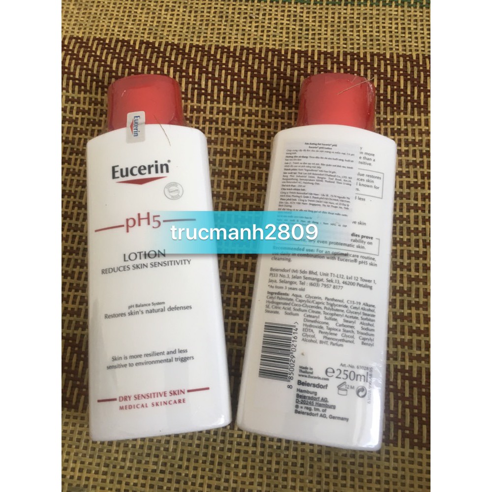 Sữa dưỡng ẩm toàn thân - Eucerin pH5 Lotion