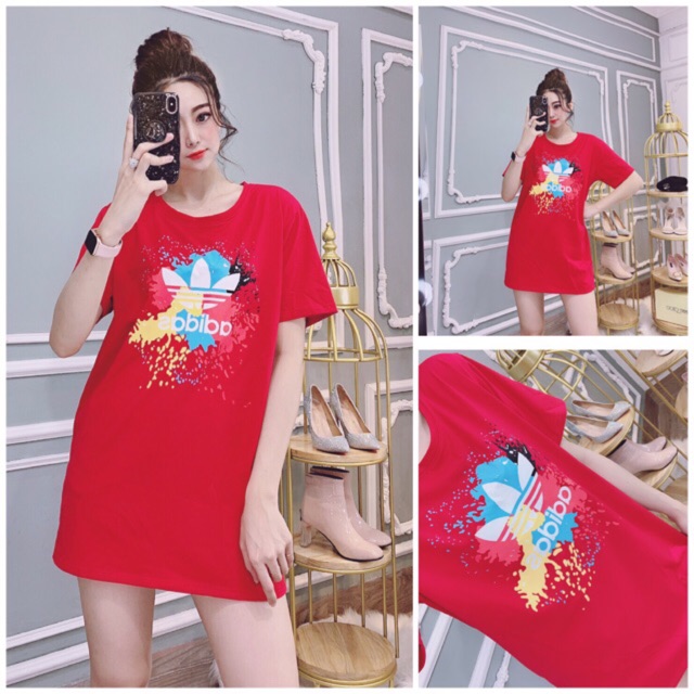 Đầm cotton form giấu quần rẻ đẹp chụp thật