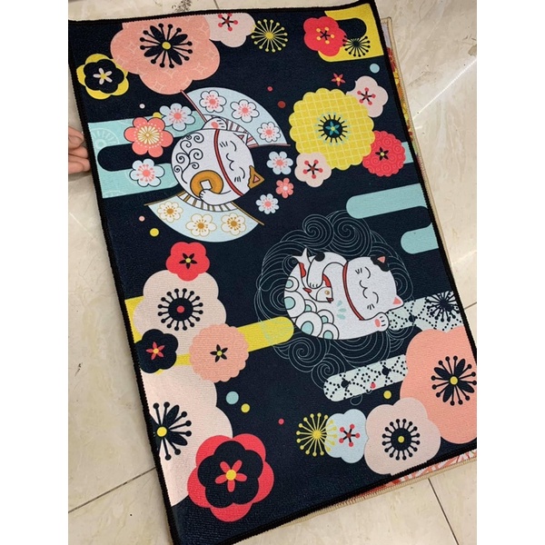 Thảm mèo thần tài 60x40cm