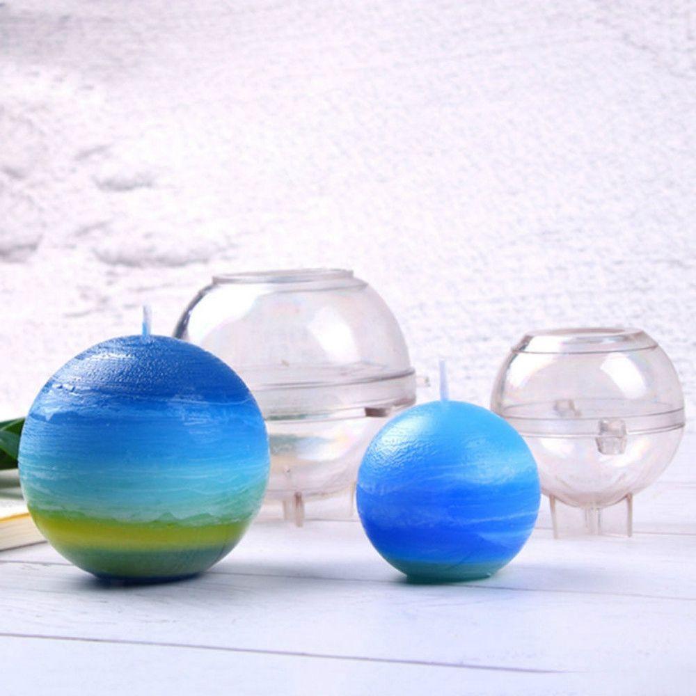 YIYU Khuôn Làm Nến Sáp Xà Phòng Đất Sét Thủ Công Bằng Nhựa Trong Suốt