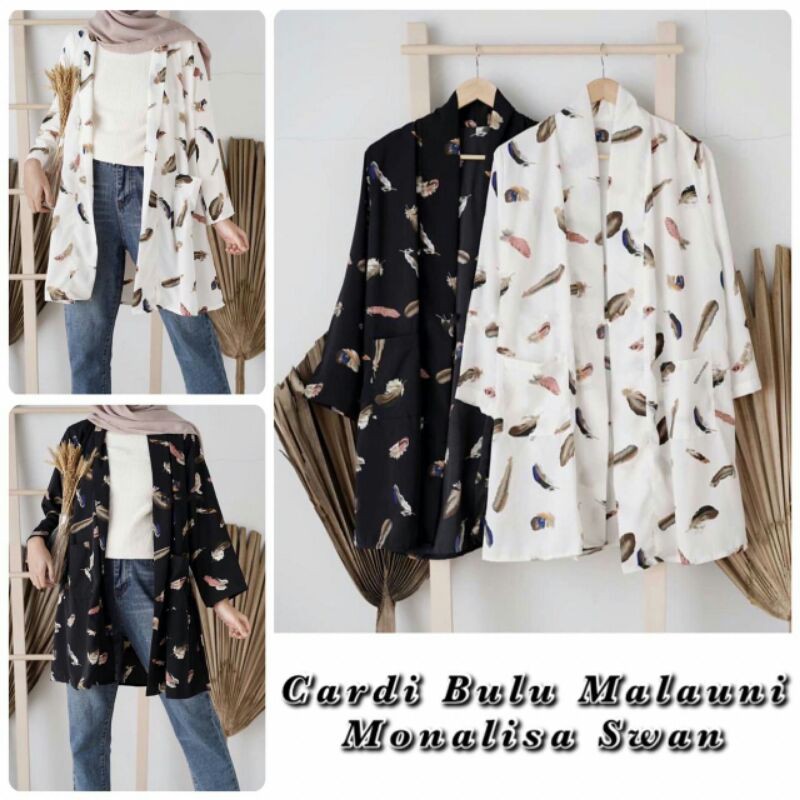 Set 7 Áo Khoác Cardigan Họa Tiết Lông Vũ Thời Trang Cho Nữ 1Kg