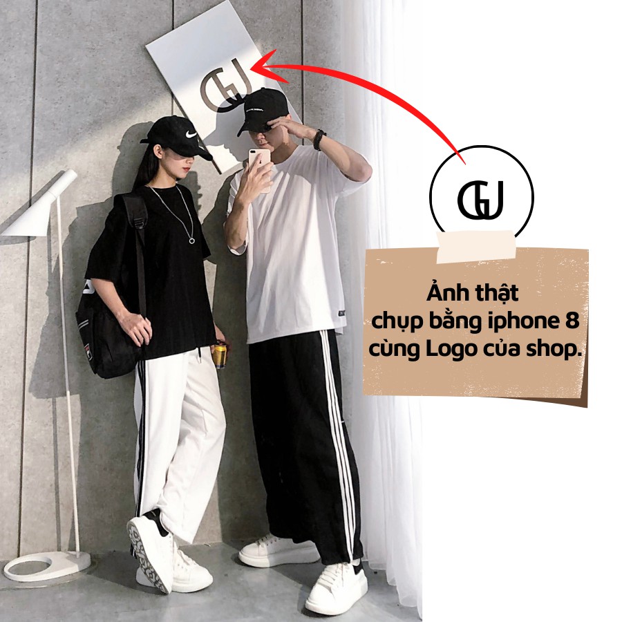 Quần Jogger Nam Nữ 3 Sọc Chất Đẹp Form Ống Rộng Để Suông Hoặc Rút Dây Bo Gấu Vải Mịn Mềm Mát Quần Joker, Joger, Thể Thao | BigBuy360 - bigbuy360.vn