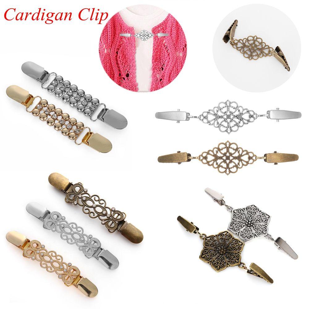 Kẹp Cài Áo Cardigan Phong Cách Retro Hợp Thời Trang