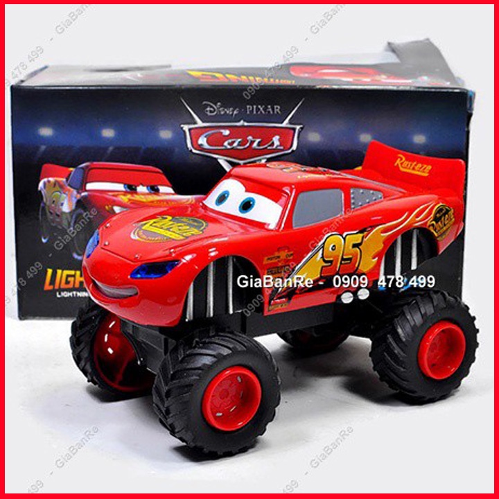 Mô Hình Xe Kim Loại Mcqueen Offroad 4 Bánh Hơi - Tỉ Lệ 1:32 - 15cm - Đỏ -  9167