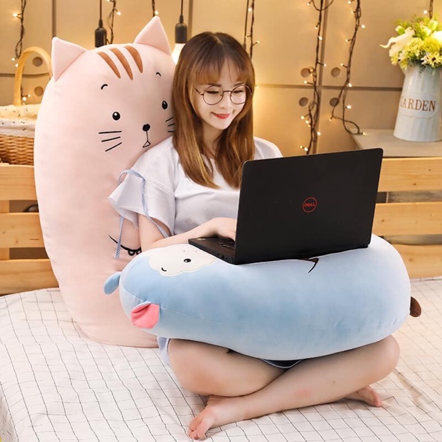 Gấu bông gối ôm hình thú