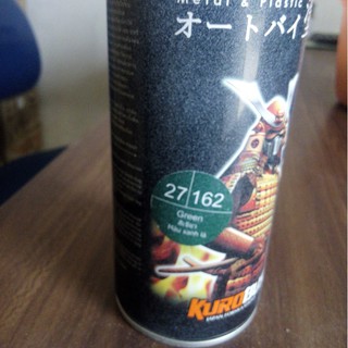 Chai Sơn Samurai Màu Xanh Lá 162