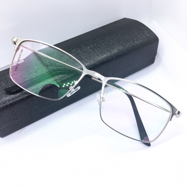 [Gía siêu rẻ] Kính vintage vuông đã đeo là XINH -Nhận Cắt Mắt-Tặng kèm hộp+khăn+Chai nước lau kính