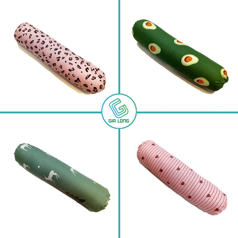 Vỏ gối ôm💖35x100💖 vỏ gối, bao gối ôm cotton poly đơn giản Gia Long Home | BigBuy360 - bigbuy360.vn