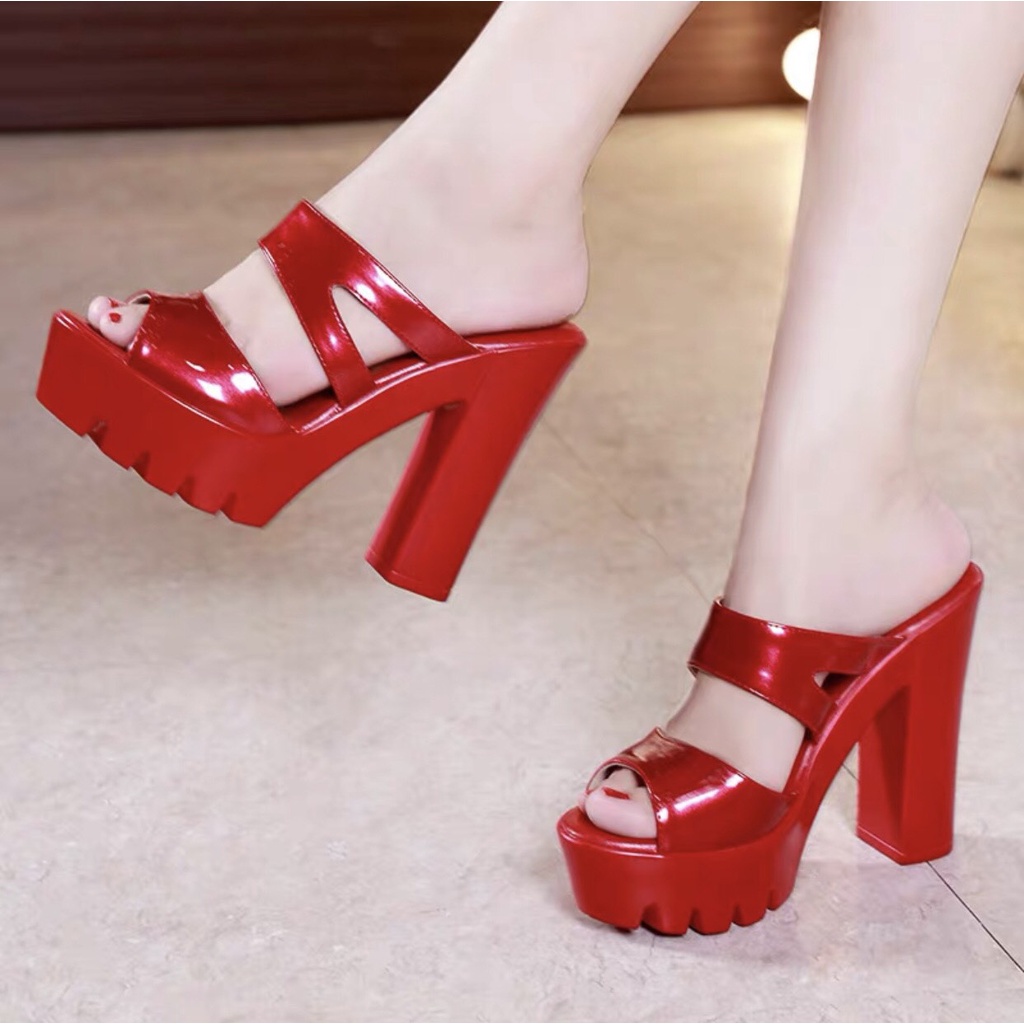 Dép cg 2 quai Đỏ 35 đến 39 CAO 10P