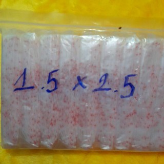 100c túi zip chỉ đỏ