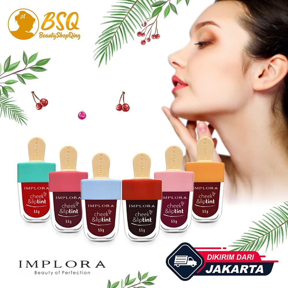 (hàng Mới Về) Son Tint Implora Trang Điểm Chuyên Nghiệp