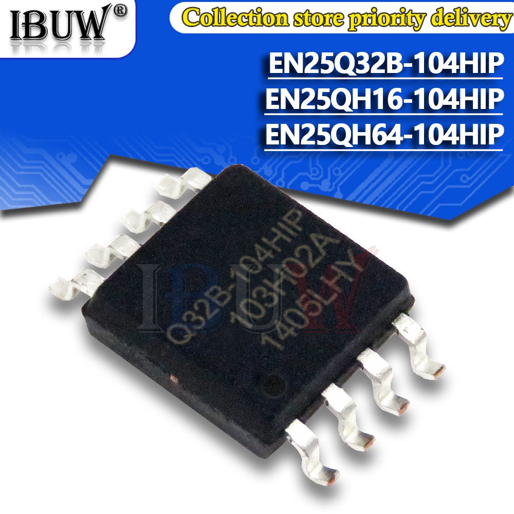 Bộ 5 Mạch EN25Q32B-104H25Qh16-104Kh64-104Qh32B EN25QH16 EN25QH64 25QH16-104Qh64-104Kh64 25QH64-104Ak Chất Lượng Cao