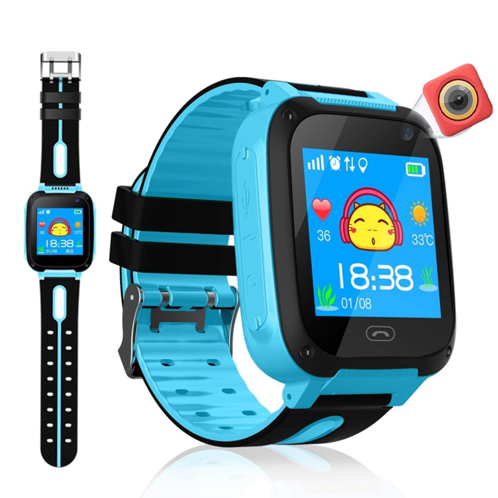 Đồng hồ thông minh S4 chống nước có camera định vị GPS cho bé