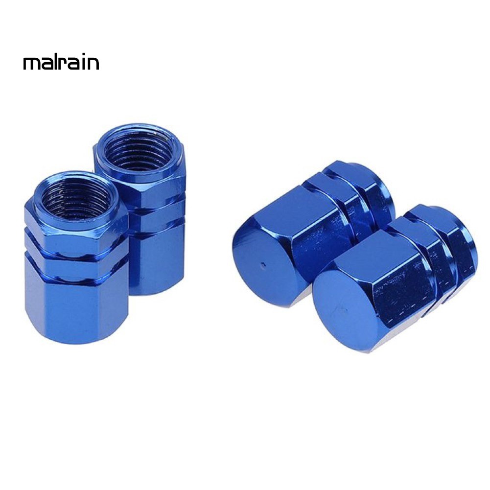 Bộ 4 Nắp Van Bánh Xe Ô Tô Hợp Kim Nhôm