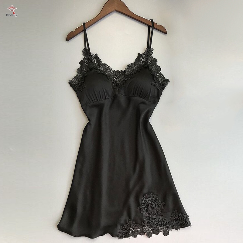 Áo Ngủ 2 Dây Màu Trơn Thời Trang Nữ Tính | BigBuy360 - bigbuy360.vn