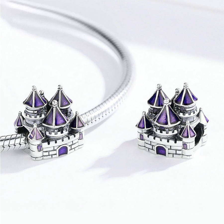 Chuỗi Hạt Gỗ Hình Lâu Đài/Vuông/Rắn Nhiều Màu Mới