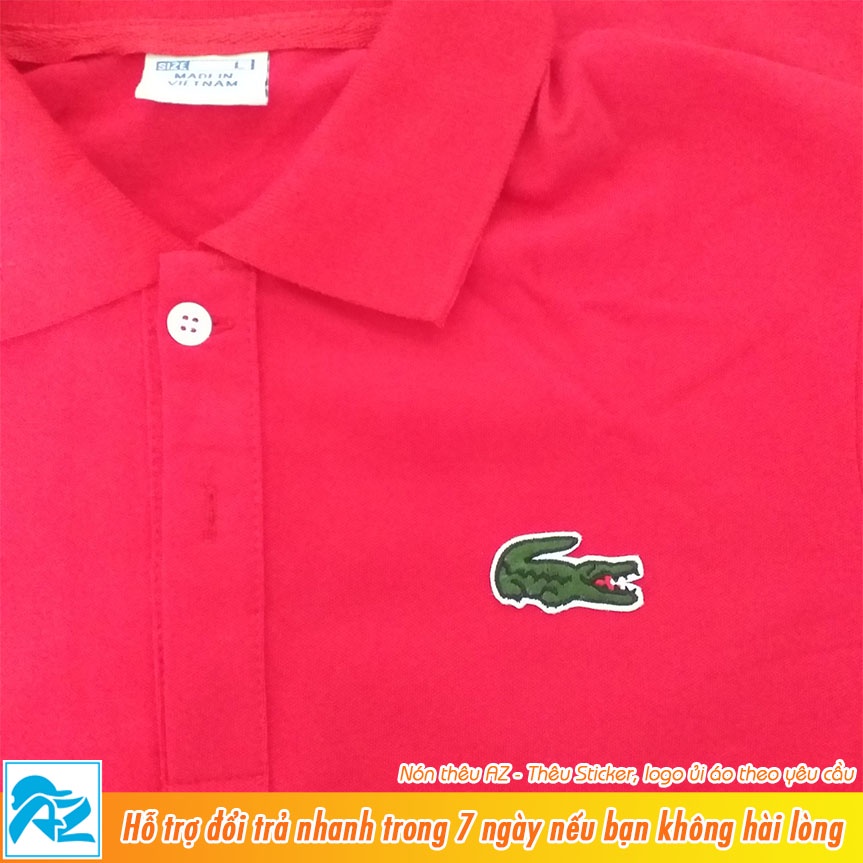 Patch vải ủi thêu hình logo cá sấu S59