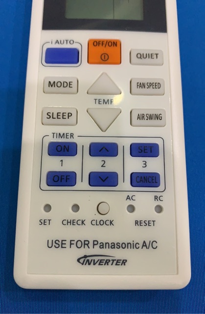 REMOTE ĐIỀU KHIỂN ĐIỀU HOÀ PANASONIC INVERTER MẪU MỚI NHẤT