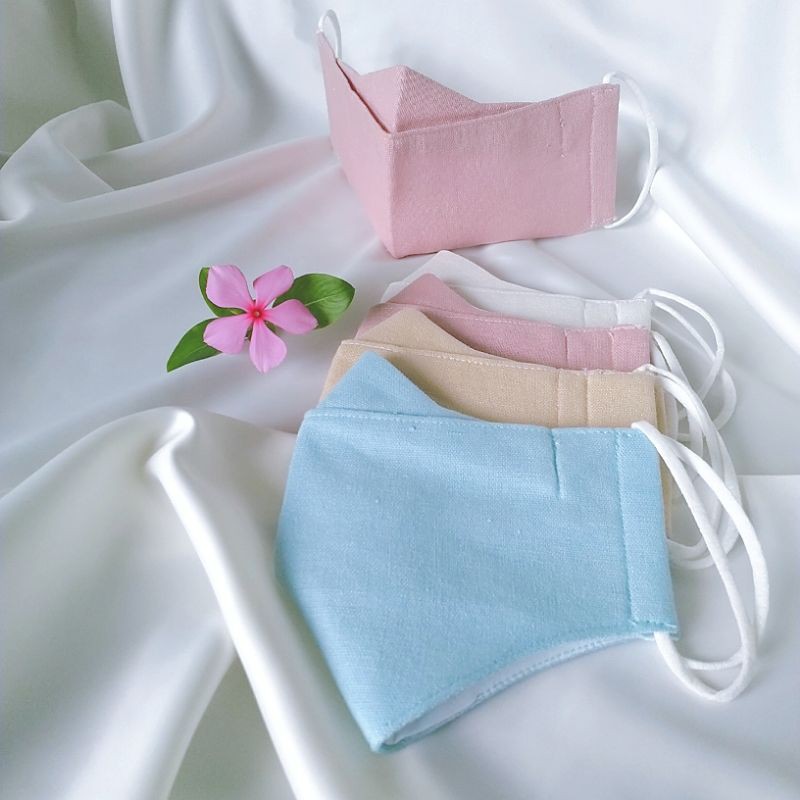 Khẩu-trang-vải-linen-kiểu-mới | BigBuy360 - bigbuy360.vn