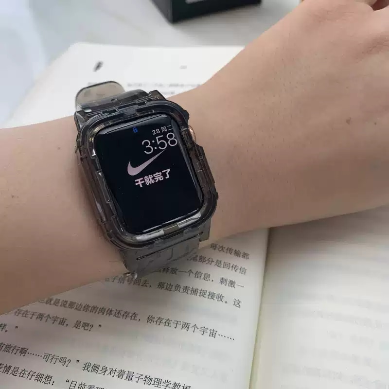 Dây đeo vỏ ngoài mới nhất thích hợp cho Apple Watch Series iWatch Series 6 SE 5 4 3 2 1 44mm 42mm 40mm 38mm