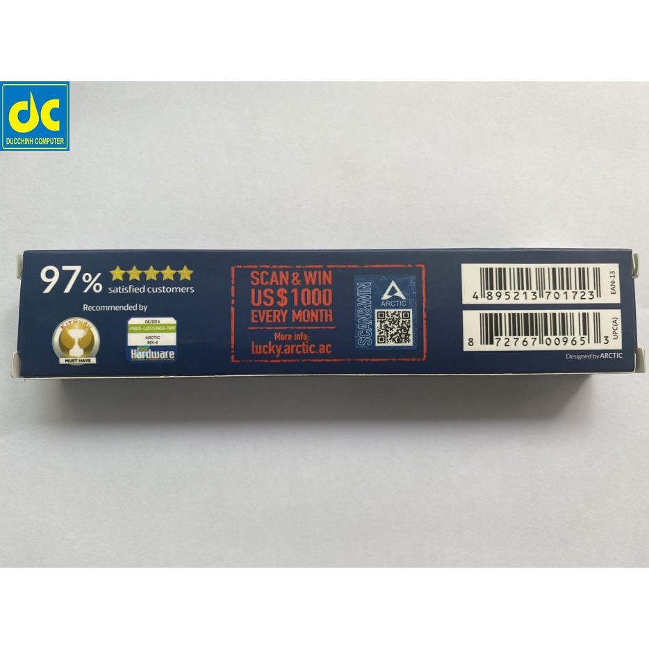 Keo tản nhiệt Arctic MX4 - 20gam Thermal Compound - Tiết Kiệm Chi Phí Tối Đa Cho Tiệm Net