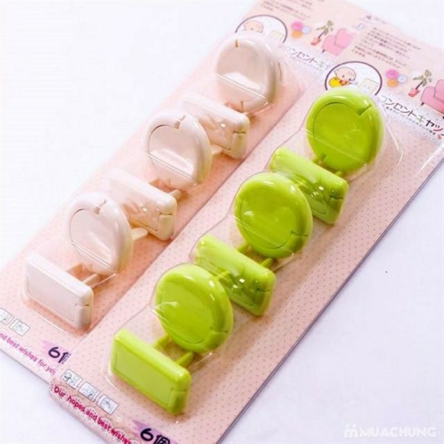 NÚT BỊT Ổ ĐIỆN XUẤT NHẬT (VỈ 6 CHIẾC)