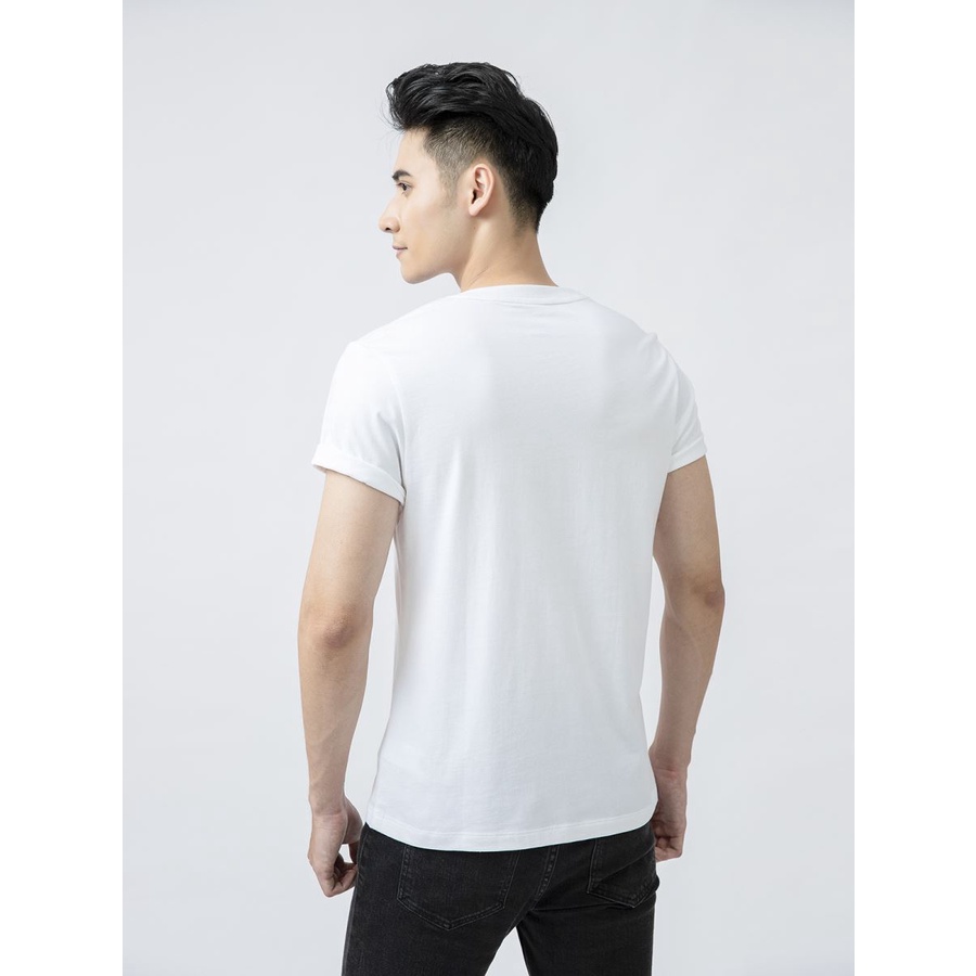 Áo thun nam ARISTINO cao cấp, chất liệu Cotton thoáng mát, co giãn 4 chiều, hoạ tiết đơn giản thanh lịch ATS010S1