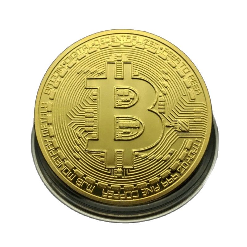 Đồng xu kỷ niệm kim loại Bitcoin sưu tầm sáng tạo BTC