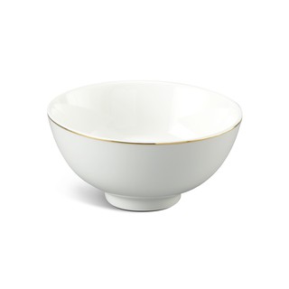 Bộ Hộp 10 Chén Cơm 11.5cm Jasmine Viền Chỉ Vàng, Minh Long I