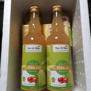 COMBO 4 CHAI GIẤM TÁO HỮU CƠ PHÚC AN NHIÊN