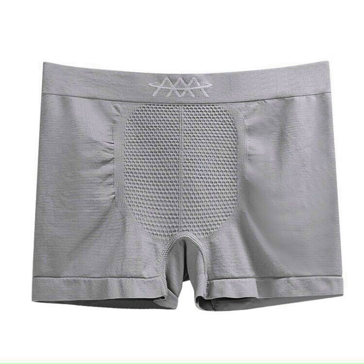 Hộp 3 quần lót boxer nam hàng dệt kim cao cấp (Có túi zip) - Quần sịp đùi boxer- WS84